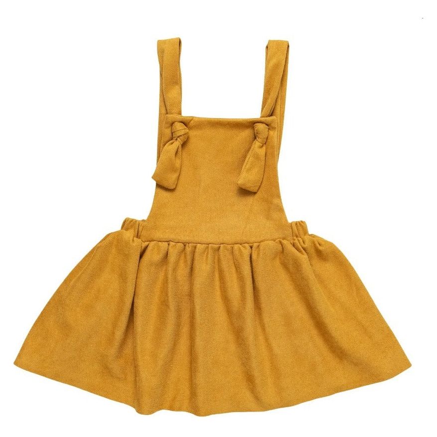 Mila Rose Sale Mustard Faux Suede Pinafore 4T