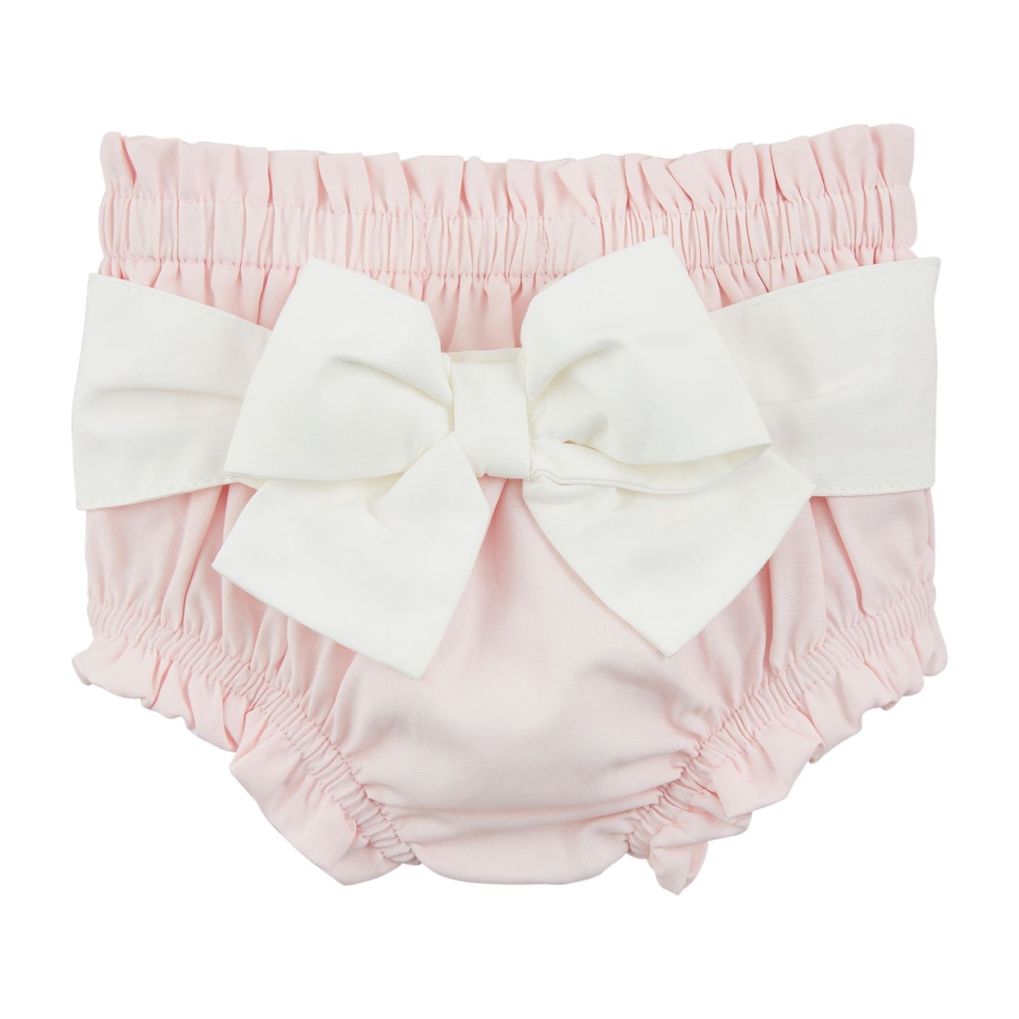 Pink & White Bow Diaper Covers