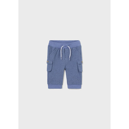 Blue Cargo Plush Pants