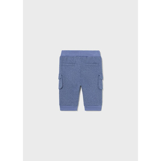 Blue Cargo Plush Pants