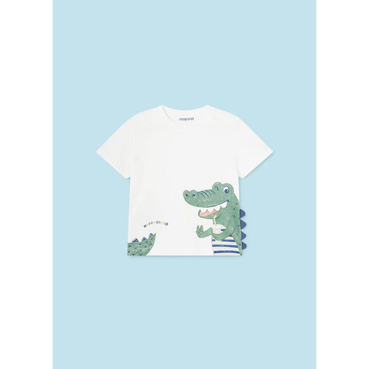 Dino Cream Interactive Tee Shirt