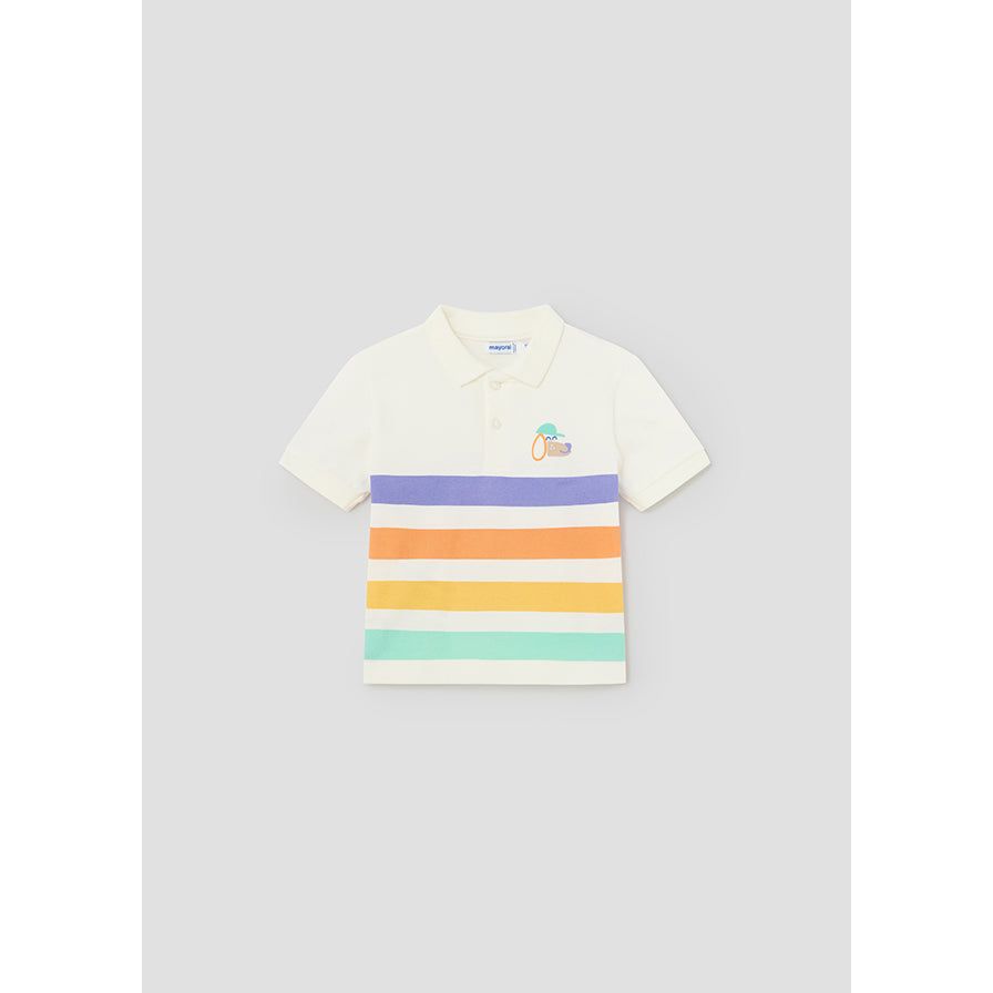 Sherbert Striped Polo Shirt