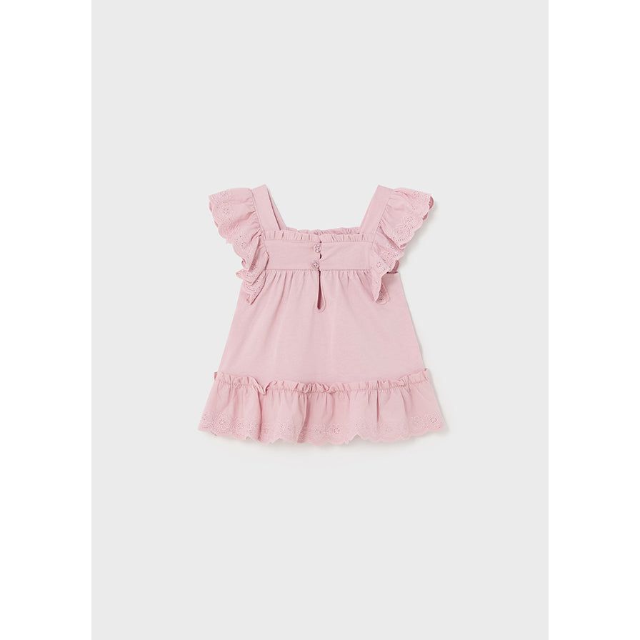 Ruffled Dahlia Babydoll Top