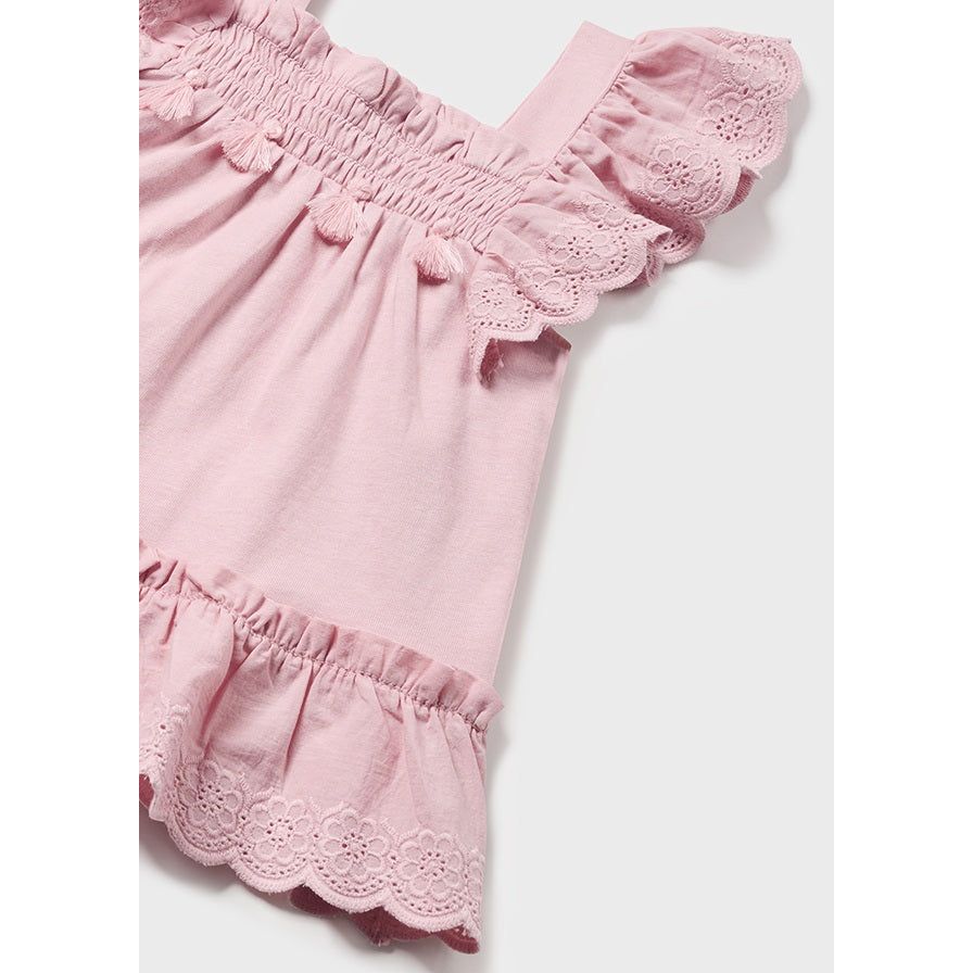 Ruffled Dahlia Babydoll Top