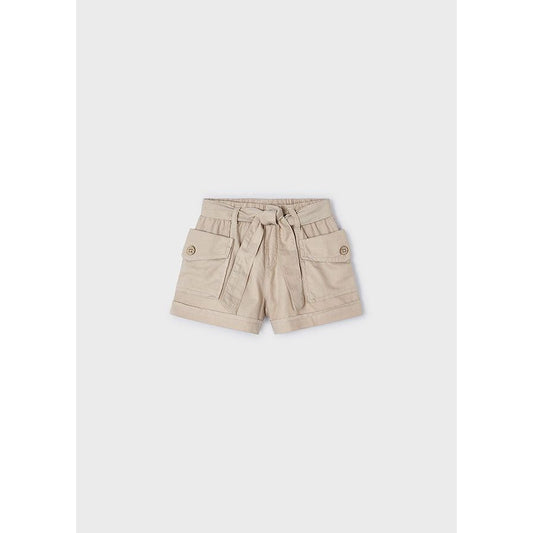 Khaki Paperbag Shorts