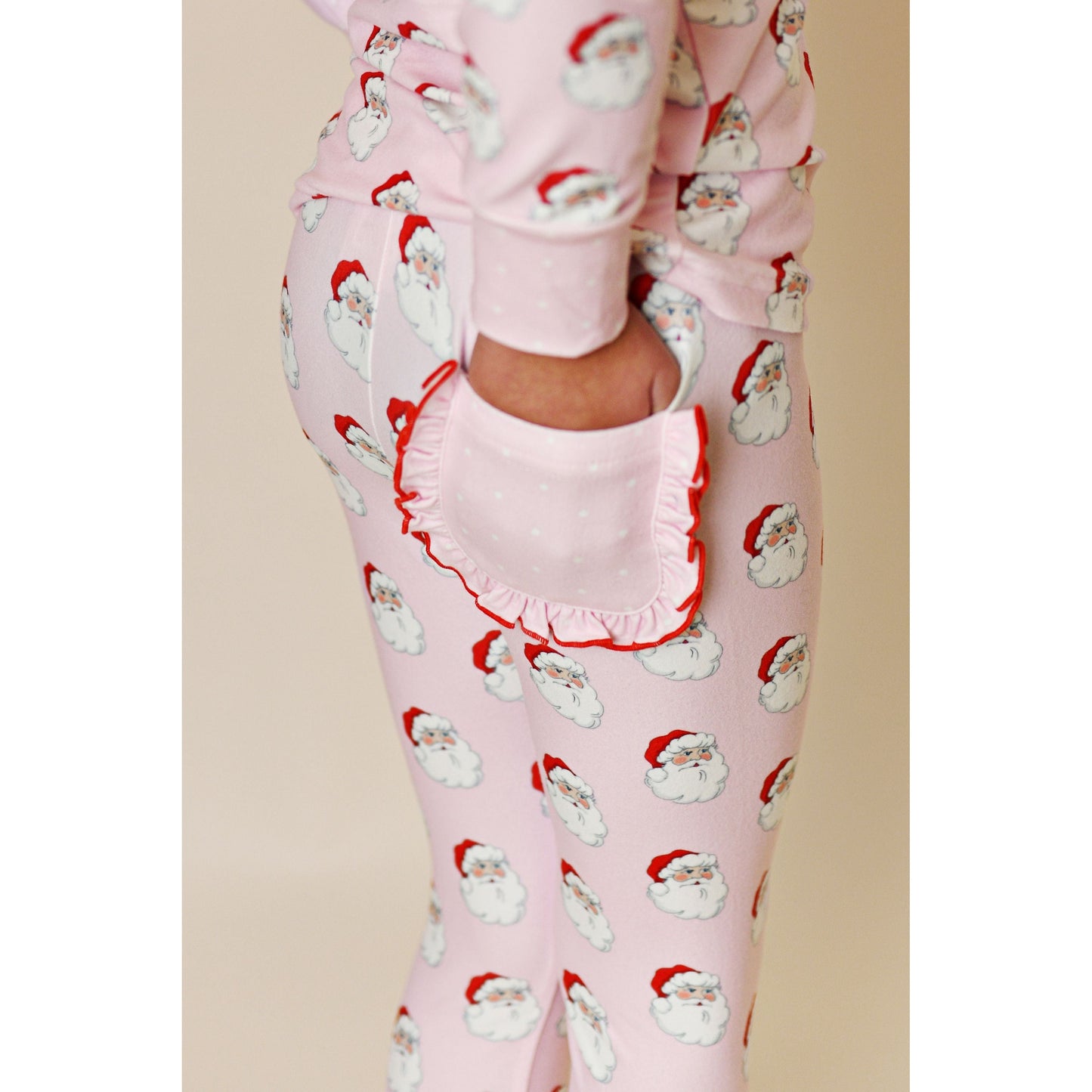 Classic Pink Santa PJ Set - Jayla's Bowtique