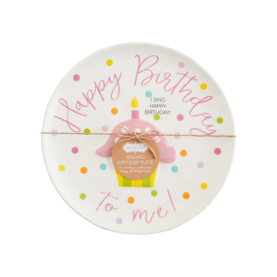 Girl's Birthday Singing Plate