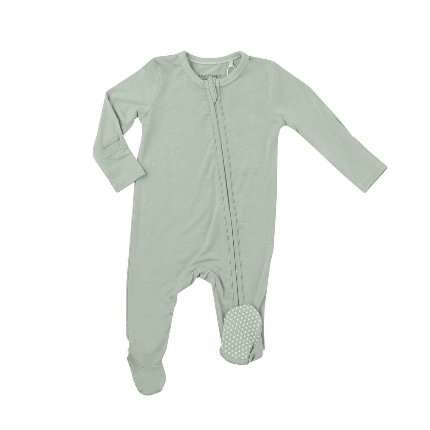 Seafoam 2 Way Zipper Footie