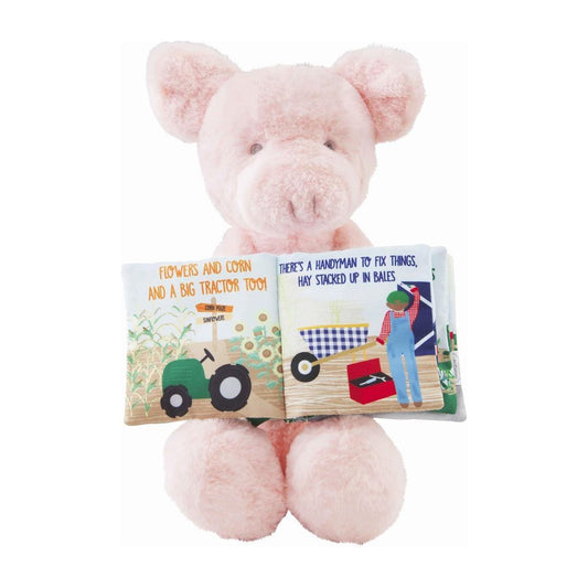 Pig Plush with Book