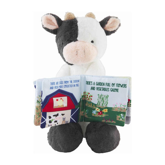 Cow Plush with Book