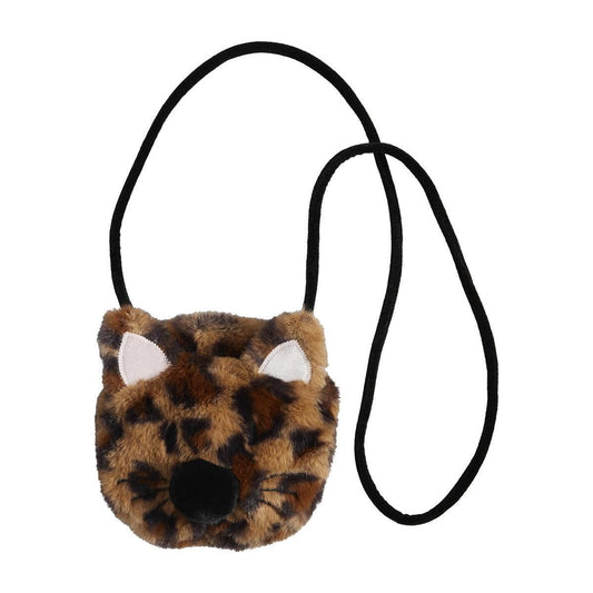 Brown Leopard Cat Purse