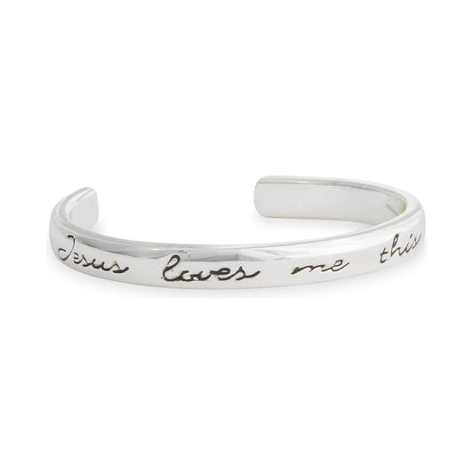 Jesus Loves Me Cuff Bracelet