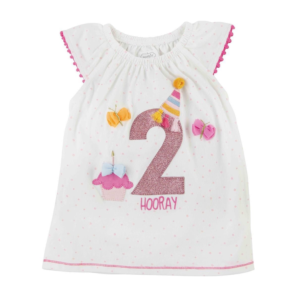 Girl's 2nd Birthday Shirt