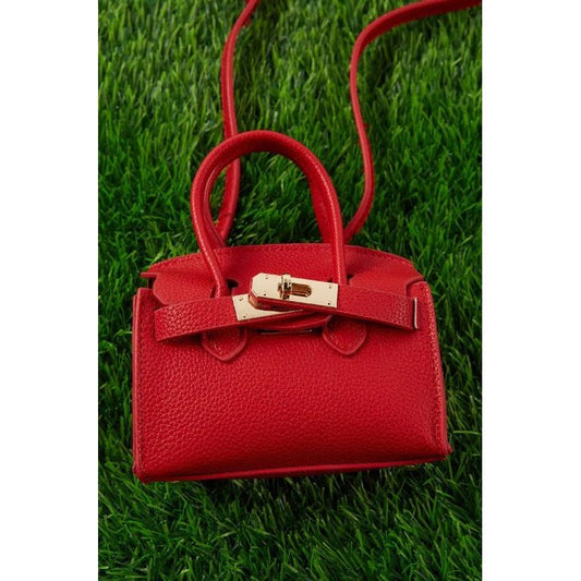 Girls Red Mini Purse w/ Adjustable Strap