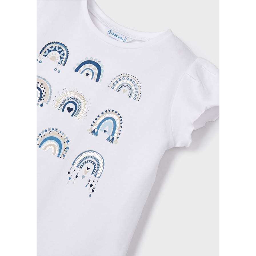 Blue Rainbows Girls T Shirt