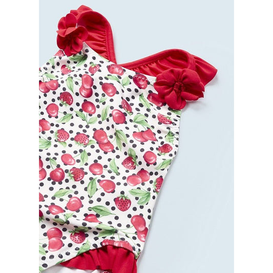 Cherry Printed Swim Suit