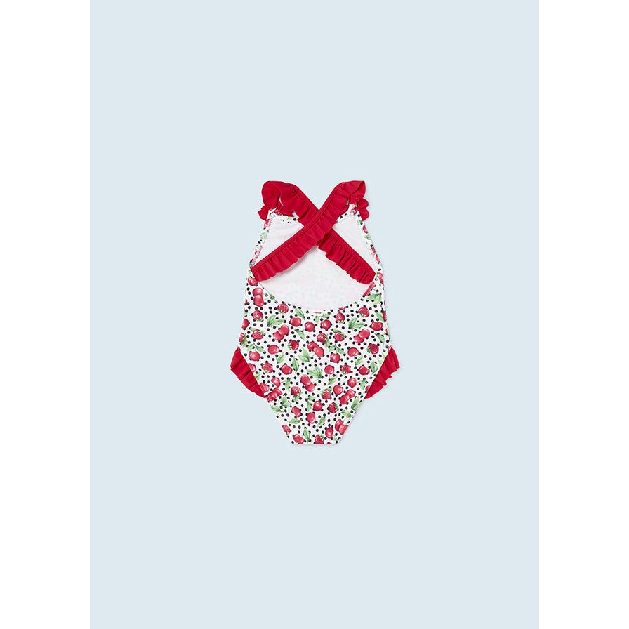 Cherry Printed Swim Suit